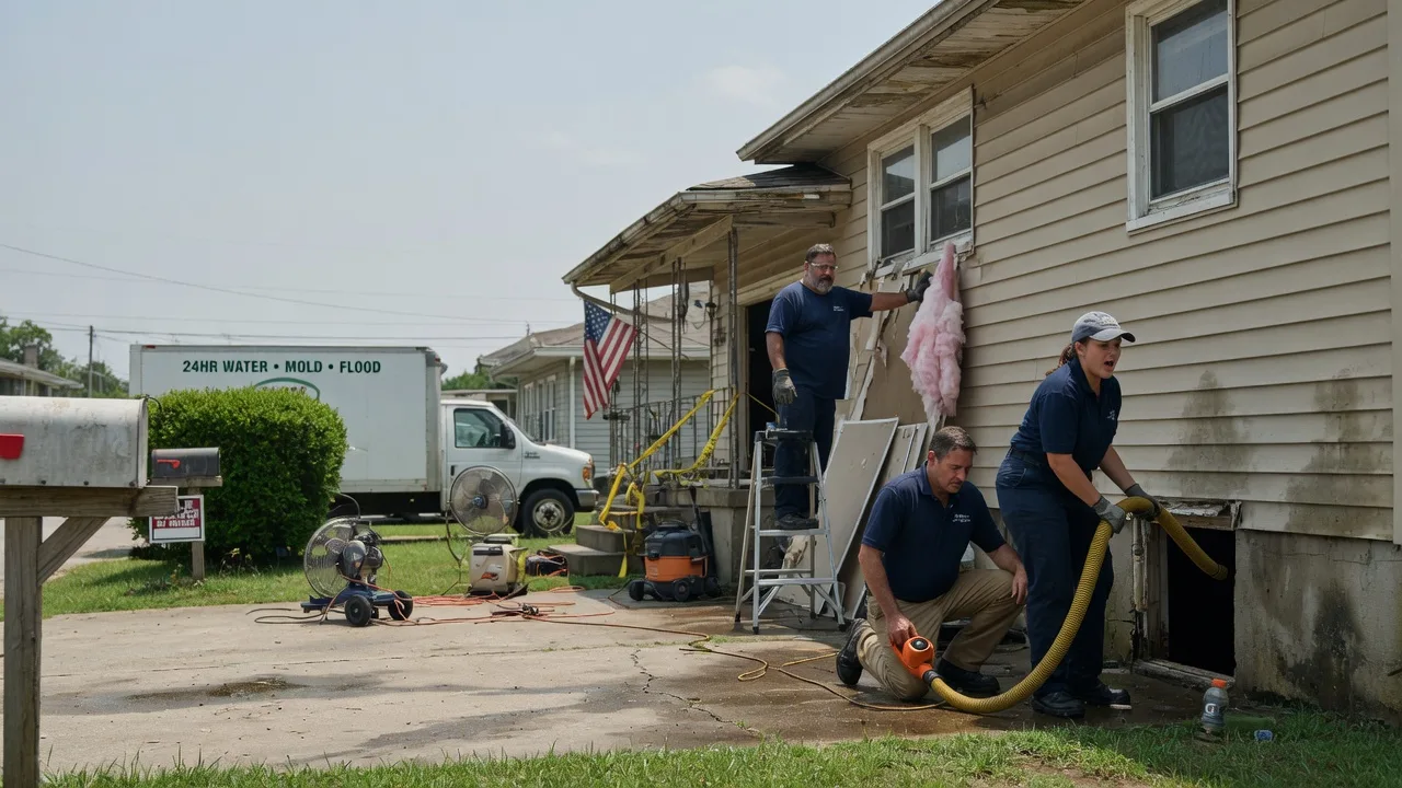 Water Damage Repair in Glasford, IL near me